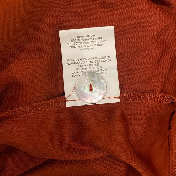 Anthropologie Fig and Flower Embroidered floral Smocked Tiered Ruffle Dress L - Picture 4 of 8